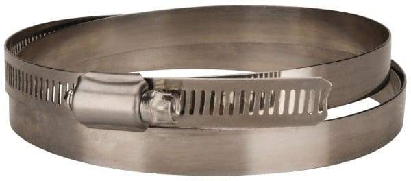 Value Collection - SAE Size 212, 11-3/4 to 13-3/4" Diam, Stainless Steel Worm Drive Clamp - 1/2" Wide, Material Grade 201 - Caliber Tooling