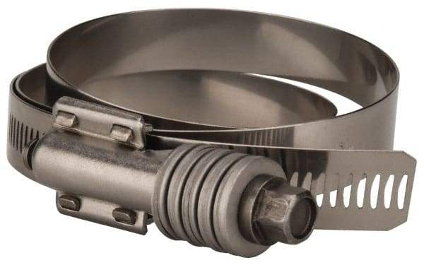 Value Collection - 5-3/4 to 6-5/8" Hose, 5/8" Wide x 0.7" Thick, Constant Torque Clamp - 5-3/4 to 6-5/8" Diam, Grade 301 & 410 Stainless Steel Screw - Caliber Tooling