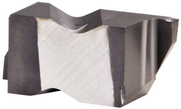 Kennametal - 3047NG K Grade KCU25, 1.19mm Cutting Width Carbide Grooving Insert - 1.91mm Max Depth of Cut, Right Hand, 0.19mm Corner Radius, AlTiN Finish - Caliber Tooling