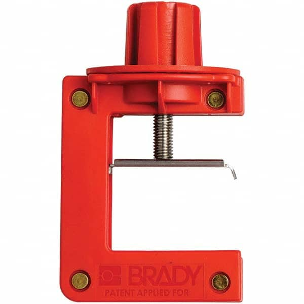 Brady - Pneumatic & Valve Lockouts Type: Butterfly Valve Lockout Maximum Valve Handle Size (Inch): 2-1/2 - Caliber Tooling