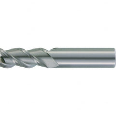 Kennametal - 1/4", 3 Flute, Single End, Solid Carbide, 0.015" Corner Radius End Mill - 3" OAL, 37° Helix, Right Hand Flute, 1" LOC, Right Hand Cut - Caliber Tooling