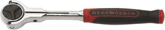 GearWrench - 1/4" Drive Slim Line Head Ratchet - Full Polish Chrome Finish, 6" OAL, 72 Gear Teeth, Roto Head - Caliber Tooling