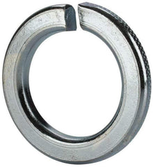 Value Collection - M30, 30.5mm ID, 48.2mm OD, 6mm Thick Split Lock Washer - Grade 8 Spring Steel, Zinc-Plated Finish, 30.5mm Min ID, 31.7mm Max ID - Caliber Tooling