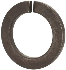 Value Collection - M45, 45.5mm ID, 71.2mm OD, 7mm Thick Split Lock Washer - Grade 8 Spring Steel, Zinc-Plated Finish, 45.5mm Min ID, 46.7mm Max ID - Caliber Tooling