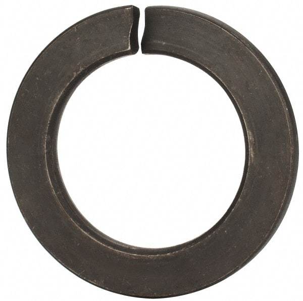 Value Collection - M45, 45.5mm ID, 71.2mm OD, 7mm Thick Split Lock Washer - Grade 8 Spring Steel, Uncoated, 45.5mm Min ID, 46.7mm Max ID - Caliber Tooling