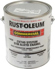 Rust-Oleum - 1 Gal Navy Gray Gloss Finish Alkyd Enamel Paint - 278 to 509 Sq Ft per Gal, Interior/Exterior, Direct to Metal, <100 gL VOC Compliance - Caliber Tooling