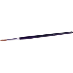 3/64″ Watercolor Brush, Red Sable, 1/4″ Trim Length, Round Handle - Caliber Tooling