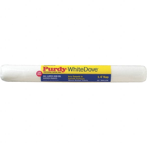 Purdy - 1/4" Nap, 18" Wide Paint General Purpose Roller Cover - Smooth Texture, Dralon - Caliber Tooling