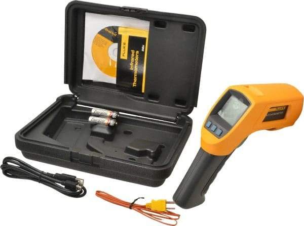 Fluke - -40 to 800°C (-40 to 1472°F) Infrared Thermometer - 50:1 Distance to Spot Ratio - Caliber Tooling