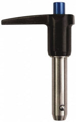 Gibraltar - 1/2" Diam, 2" Usable Length, L Handle, Quick Release Pin - Grade 4130 Steel, Zinc-Plated Finish - Caliber Tooling