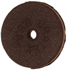 Cratex - 7/8" Diam x 1/8" Hole x 1/8" Thick, Surface Grinding Wheel - Fine Grade, No Recess - Caliber Tooling