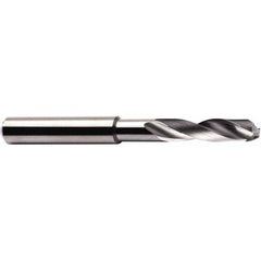 Screw Machine Length Drill Bit: 0.2205″ Dia, 140 °, Solid Carbide Multilayer TiAlN Finish, Right Hand Cut, Spiral Flute, Series SD203A