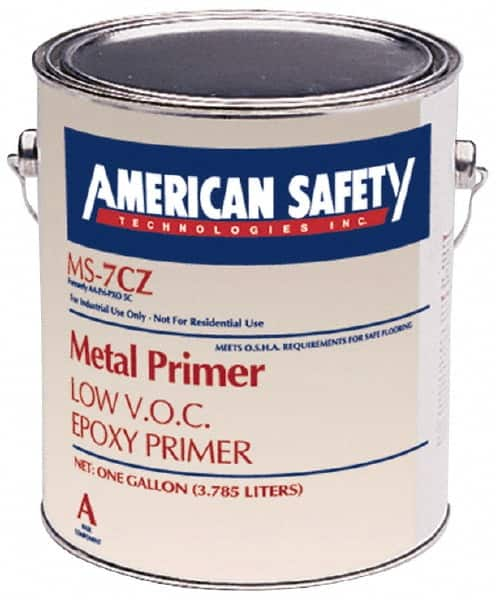 American Safety Technology - 1 Gal Gray Metal Primer - 270 Sq Ft/Gal, 250 gL Content, Direct to Metal, Quick Drying - Caliber Tooling