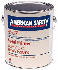 American Safety Technology - 1 Gal Gray Metal Primer - 270 Sq Ft/Gal, 250 gL Content, Direct to Metal, Quick Drying - Caliber Tooling