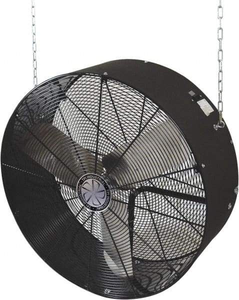 TPI - 36" Blade, Direct Drive, 1/3 hp, 6,500 & 5,400 CFM, Suspension Blower Fan - 5.6 Amps, 120 Volts, 2 Speed, Single Phase - Caliber Tooling