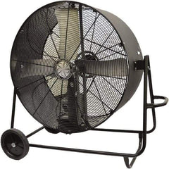 TPI - 36" Blade, Belt Drive, 1/2 hp, 6,900 CFM, Floor Style Blower Fan - 8 Amps, 120 Volts, 1 Speed, Single Phase - Caliber Tooling