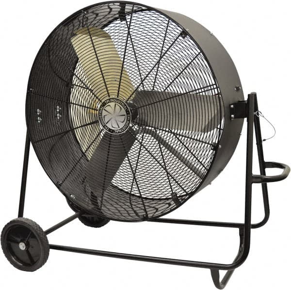 TPI - 42" Blade, Direct Drive, 1/2 hp, 9,000 CFM, Floor Style Blower Fan - 6 Amps, 120 Volts, 1 Speed, Single Phase - Caliber Tooling