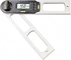 Starrett - 0.1° Resolution Combination Protractor & Inclinometer - 360° Range - Caliber Tooling