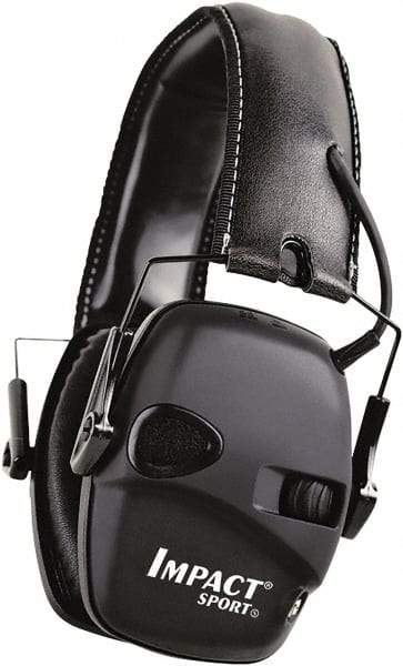 Howard Leight - Over the Head Black Foam Cushion Earmuffs - 22 NRR Rating, Adjustable Headband - Caliber Tooling