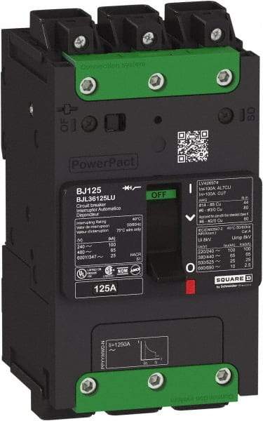 Square D - Circuit Breaker Undervoltage Release - 240 VAC Control Voltage, Use with PowerPact B-frame Circuit Breakers - Caliber Tooling