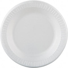 DART - Foam Dinnerware Plate, 10-1/4" - White - Caliber Tooling