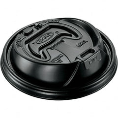 DART - Hot Cup Lids, 12-24 oz Cups - Black - Caliber Tooling