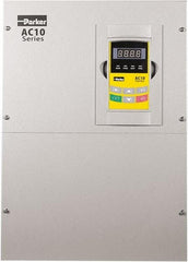 Parker - Three Phase, 460 Volt, 50 hp, Variable Frequency Drive - 12.4" Wide x 9.21" Deep x 18" High, IP20 - Caliber Tooling