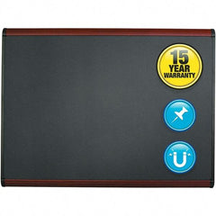 Quartet - 36" High x 48" Wide Magnetic Fabric Board - Steel/Fabric, Includes Mounting Kit - Caliber Tooling