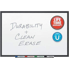 Quartet - 36" High x 60" Wide Magnetic Dry Erase Board - Porcelain, Includes (4) Dry-Erase Markers & Mounting Hardware - Caliber Tooling