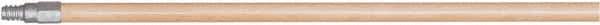 Harper Brush - 60 x 15/16" Wood Squeegee Handle - Threaded Connection, Tan - Caliber Tooling