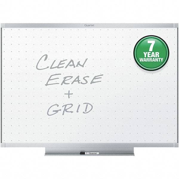 Quartet - 36" High x 48" Wide Dry Erase - Aluminum Frame, Includes Dry-Erase Marker & Mounting Kit - Caliber Tooling