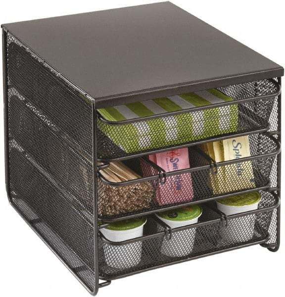 Safco - Coffee Pod Organizer - Hospitality Organizer, Black - Caliber Tooling