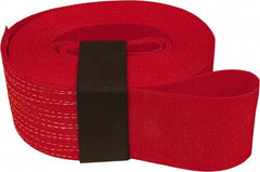 Snap-Loc - 30' Long x 4" Wide, 20,000 Lb Basket Capacity, Polyester & Steel Web Sling - Exact Industrial Supply