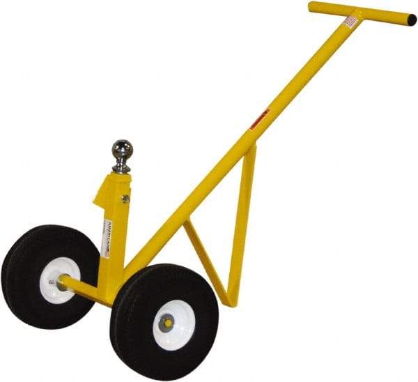 Snap-Loc - 500 Lb Capacity 46" OAH Hand Truck - Loop Handle, Steel, Pneumatic Wheels - Caliber Tooling