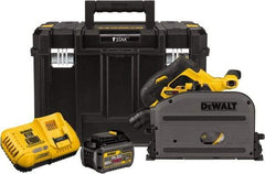 DeWALT - 60 Volt, 6-1/2" Blade, Cordless Circular Saw - 4,000 RPM, 1 Lithium-Ion Battery Included - Caliber Tooling