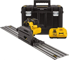 DeWALT - 60 Volt, 6-1/2" Blade, Cordless Circular Saw - 4,000 RPM, 1 Lithium-Ion Battery Included - Caliber Tooling