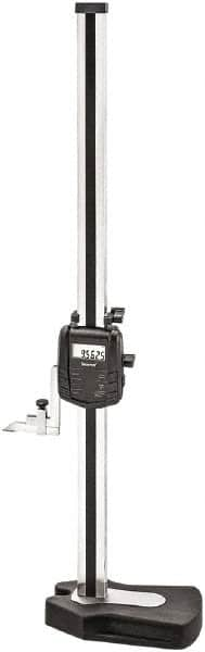 Starrett - 24" Electronic Height Gage - 0.0005" Resolution, Accurate to .0001", LCD Display, RS-232 Data Output - Caliber Tooling