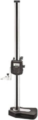 Starrett - 24" Electronic Height Gage - 0.0005" Resolution, Accurate to .0001", LCD Display, RS-232 Data Output - Caliber Tooling