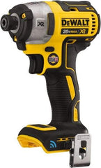 DeWALT - 20 Volt, 1/4" Drive, 152 Ft/Lb Torque, Cordless Impact Driver - Pistol Grip Handle, 3250 RPM, Bare Tool - Caliber Tooling