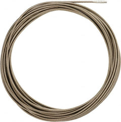 Milwaukee Tool - 5/16" x 75' Drain Cleaning Machine Cable - Inner Core, 1-1/4" to 2-1/2" Pipe, Use with Milwaukee Drain Cleaning Tools - Caliber Tooling