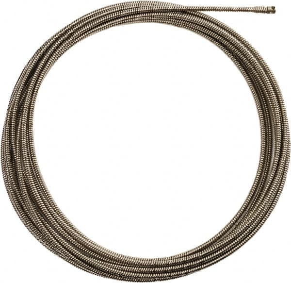 Milwaukee Tool - 3/8" x 50' Drain Cleaning Machine Cable - Inner Core, 1-1/4" to 2-1/2" Pipe, Use with Milwaukee Drain Cleaning Tools - Caliber Tooling