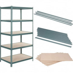 Value Collection - 36" Wide, 36 High, Open Shelving Accessory/Component - Particle Board, Use with Boltless Storage Rack - Caliber Tooling