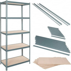 Value Collection - 36" Wide, 36 High, Open Shelving Accessory/Component - Particle Board, Use with Boltless Storage Rack - Caliber Tooling