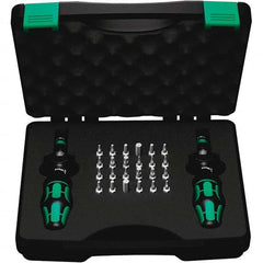 Wera - Torque Limiting Screwdrivers Type: Adjustable Torque Kit Minimum Torque (Nm): 0.30 - Caliber Tooling