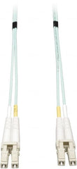 Tripp-Lite - 82' Long, LC/LC Head, Multimode Fiber Optic Cable - Aqua, Use with LAN - Caliber Tooling