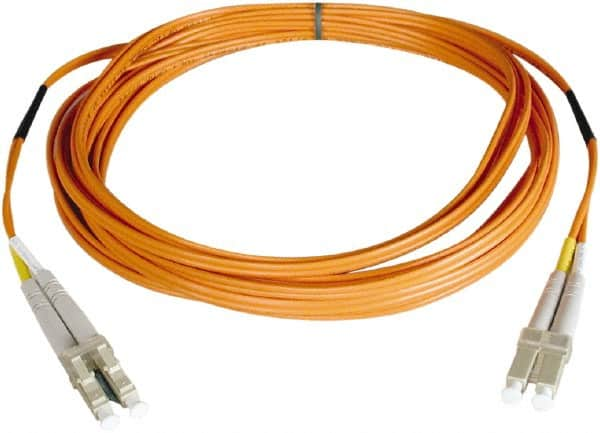 Tripp-Lite - 50' Long, LC/LC Head, Multimode Fiber Optic Cable - Aqua, Use with LAN - Caliber Tooling