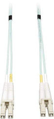 Tripp-Lite - 33' Long, LC/LC Head, Multimode Fiber Optic Cable - Aqua, Use with LAN - Caliber Tooling