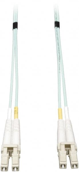 Tripp-Lite - 26' Long, LC/LC Head, Multimode Fiber Optic Cable - Aqua, Use with LAN - Caliber Tooling