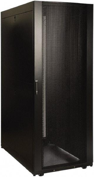 Tripp-Lite - 29.53" Overall Width x 45" Rack Height x 50.89" Overall Depth Data Cable Enclosure - 3,000 Lb Capacity, Black - Caliber Tooling