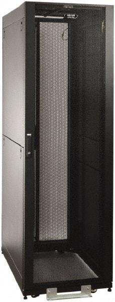 Tripp-Lite - 23.63" Overall Width x 42" Rack Height x 43" Overall Depth Data Cable Enclosure - 3,000 Lb Capacity, Black - Caliber Tooling